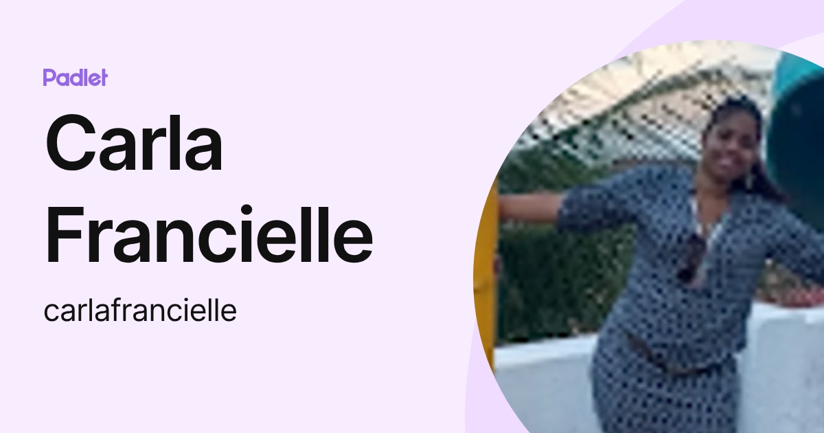 Carla Francielle (carlafrancielle) profile | Padlet