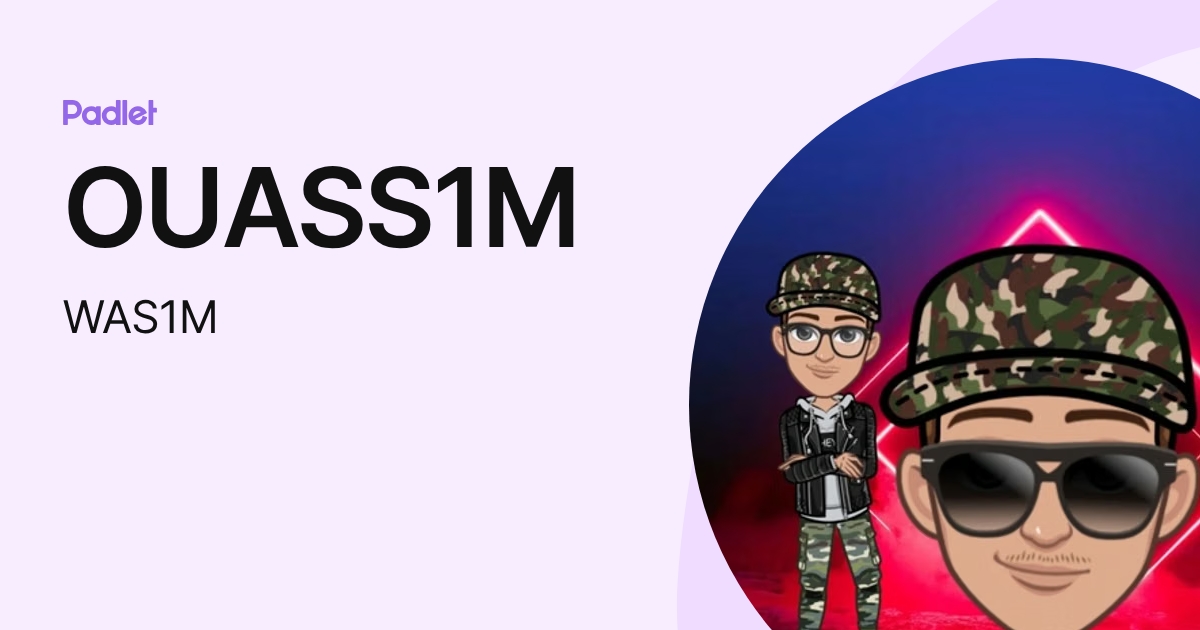 OUASS1M (WAS1M) profile | Padlet