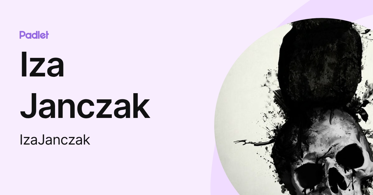 Iza Janczak (IzaJanczak) profile | Padlet