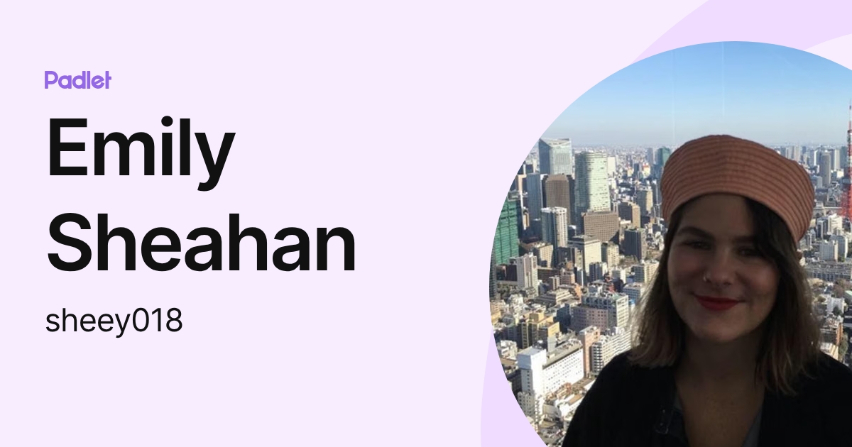 Emily Sheahan (sheey018) profile | Padlet