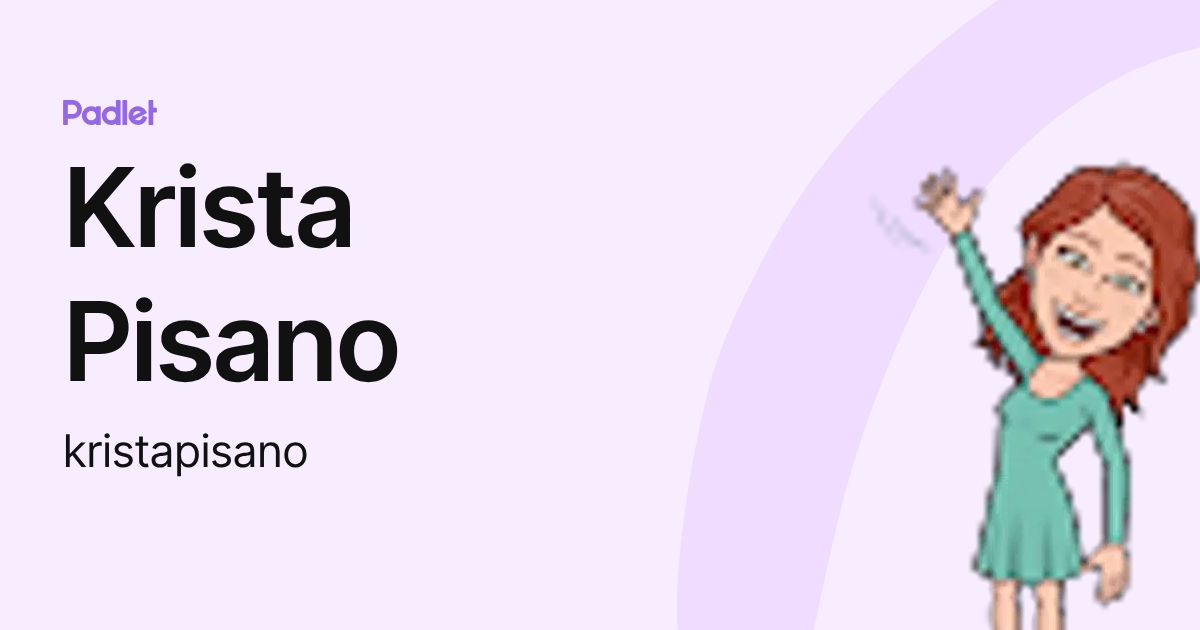 Krista Pisano (kristapisano) profile | Padlet