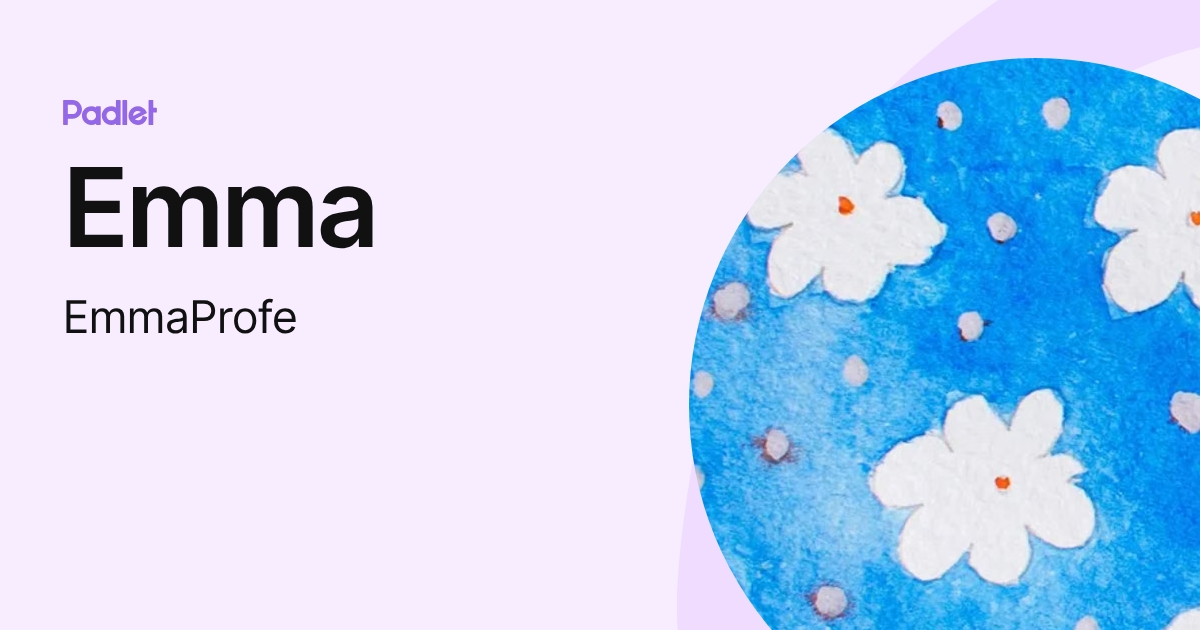 Emma (EmmaProfe) profile | Padlet