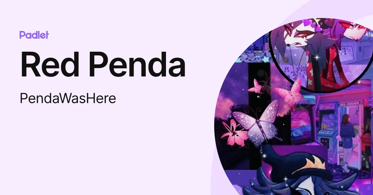 Red Penda (PendaWasHere) profile | Padlet