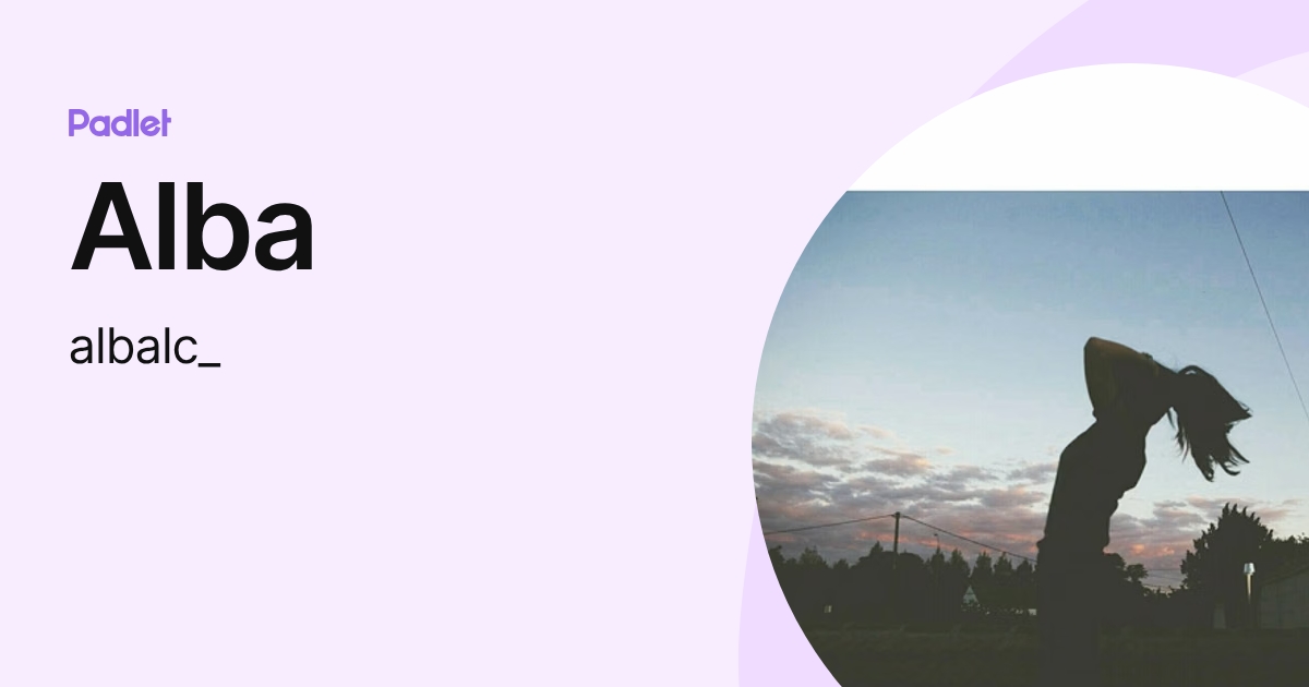 Alba (albalc_) profile | Padlet