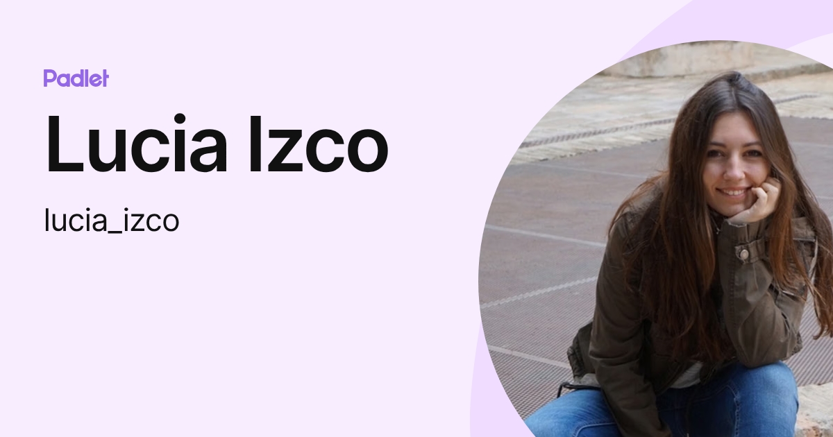 Lucia Izco (lucia_izco) profile | Padlet