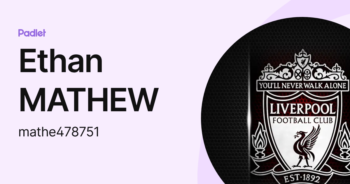 Ethan MATHEW (mathe478751) profile | Padlet