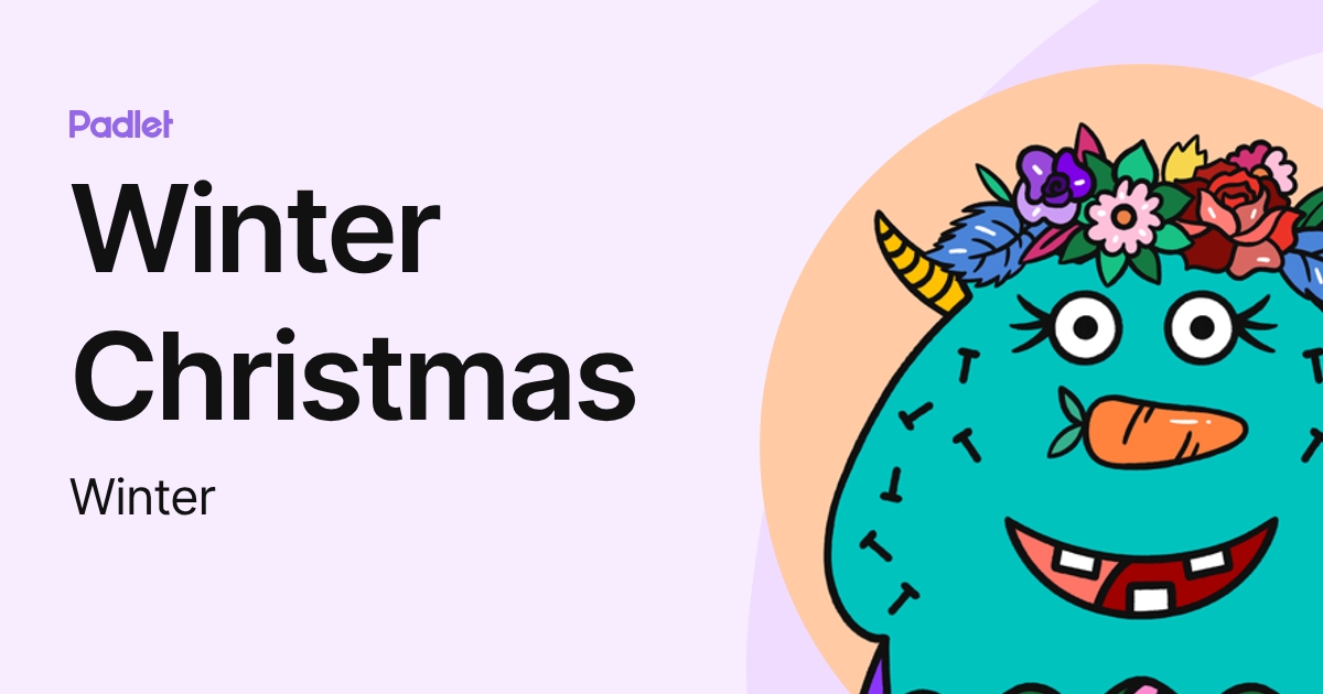 Winter Christmas (Winter) profile | Padlet