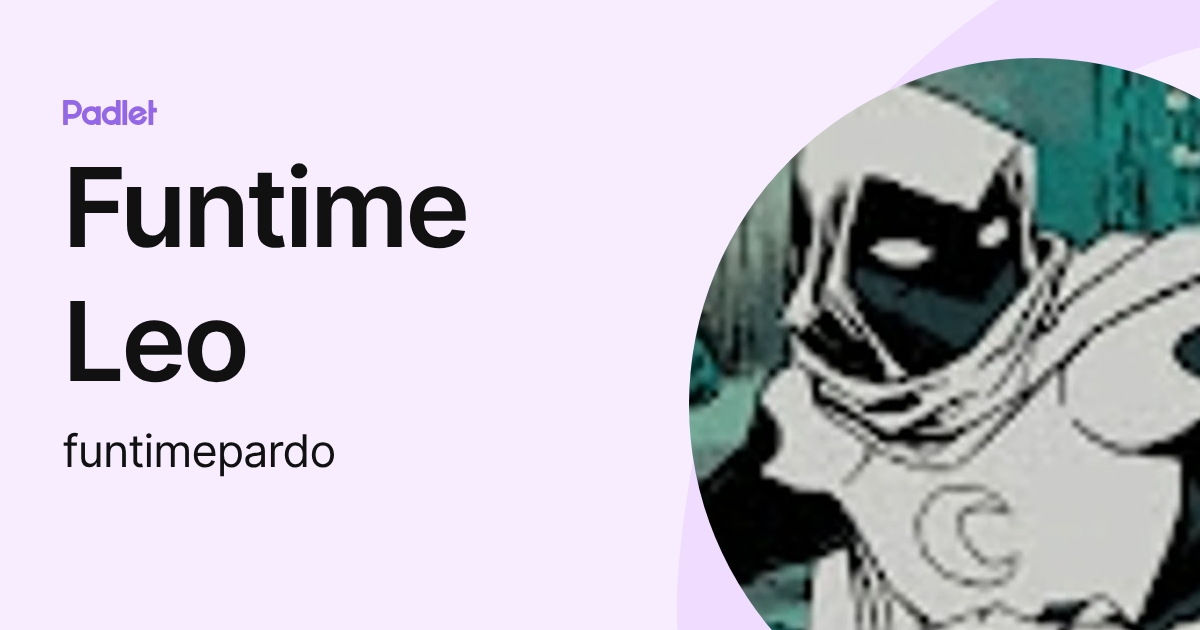 Funtime Leo (funtimepardo) profile | Padlet