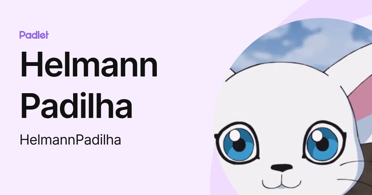 Helmann Padilha (HelmannPadilha) profile | Padlet