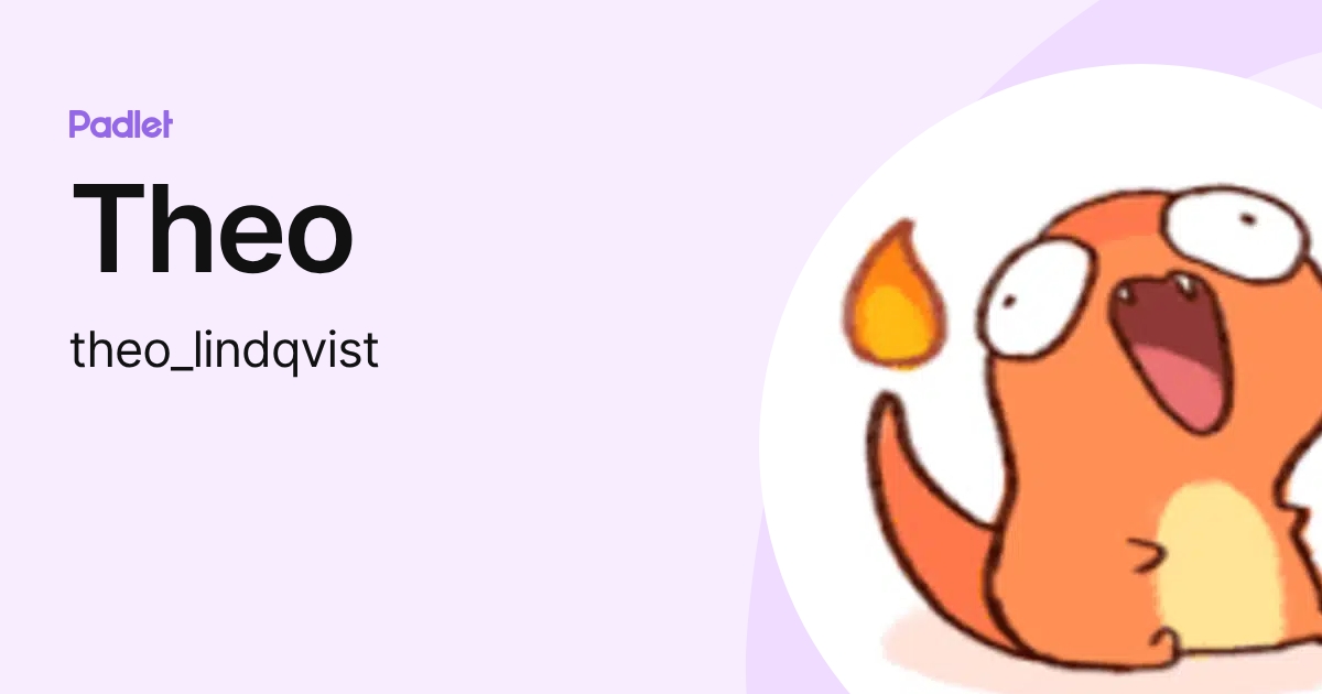 Theo (theo_lindqvist) profile | Padlet