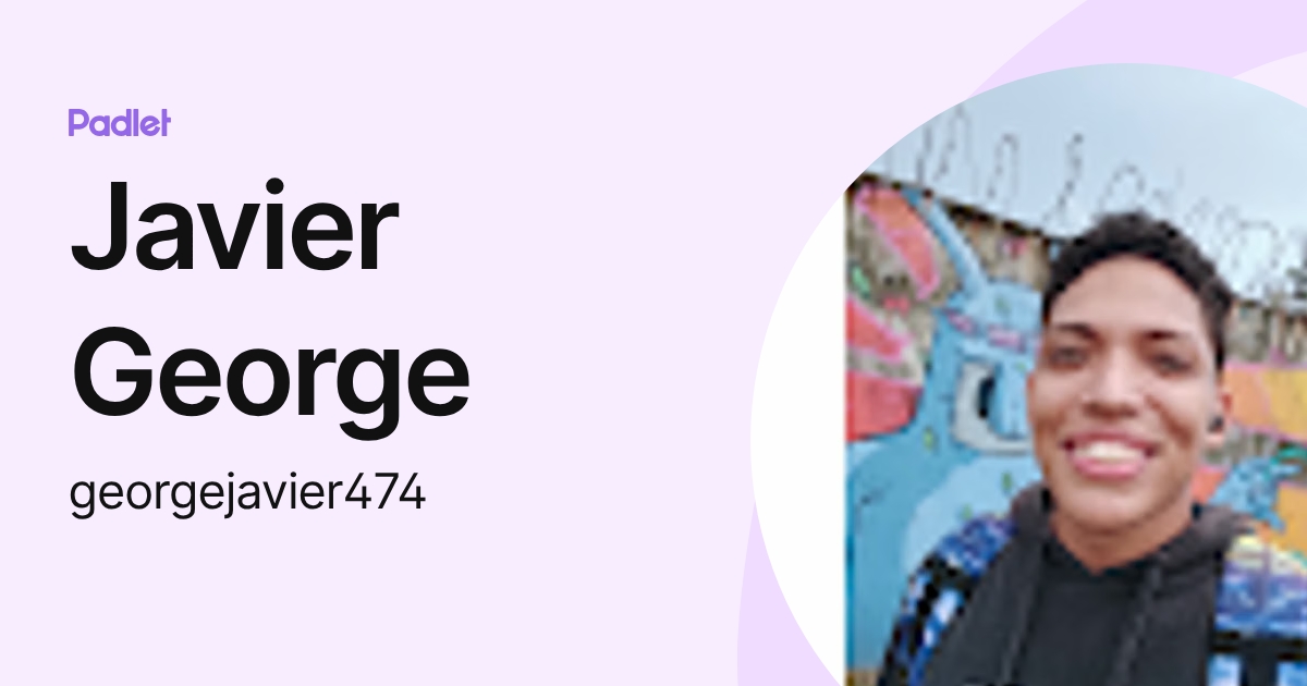George Havier Javier George (georgejavier474) profile | Padlet