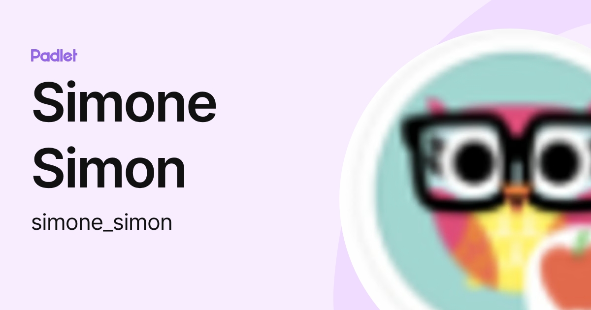 Simone Simon (simone_simon) profile | Padlet