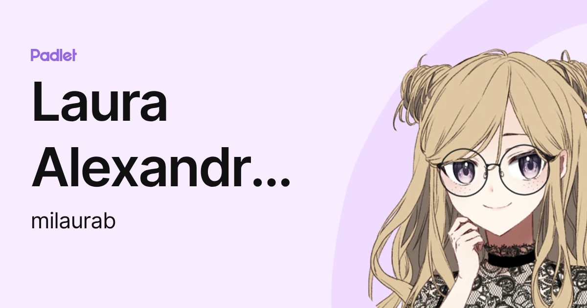 Laura Alexandra Bordalo (milaurab) profile | Padlet
