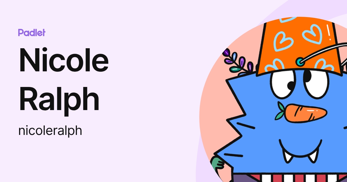 Nicole Ralph (nicoleralph) profile | Padlet