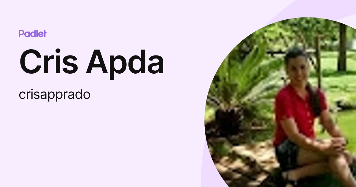 Cris Apda (crisapprado) profile | Padlet