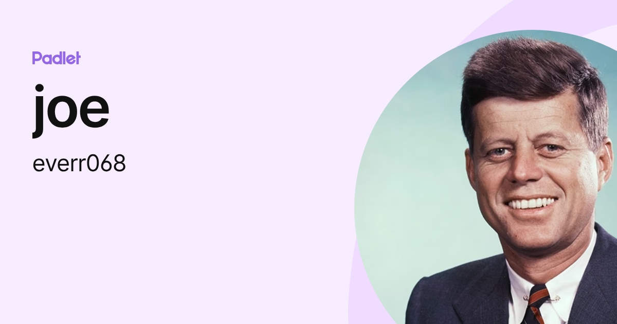 joe (everr068) profile | Padlet