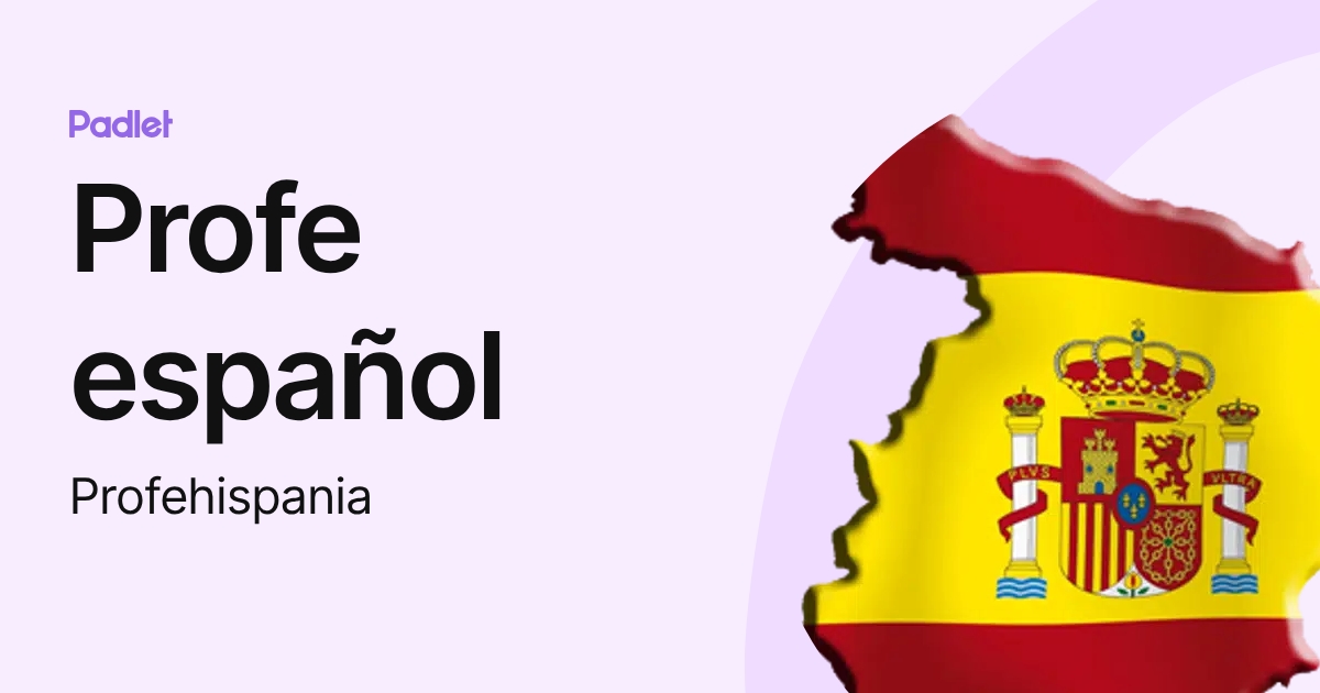 Profe español (Profehispania) profile | Padlet