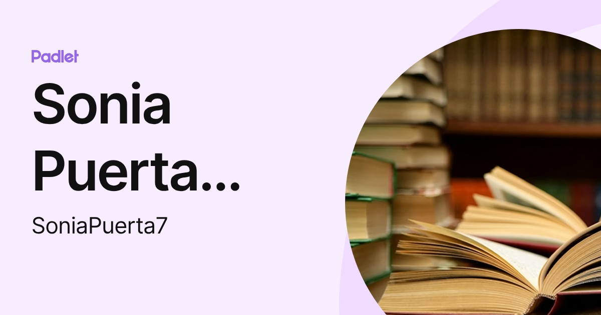 Pilar Lanzuela Licer (PilarLanLi) profile | Padlet