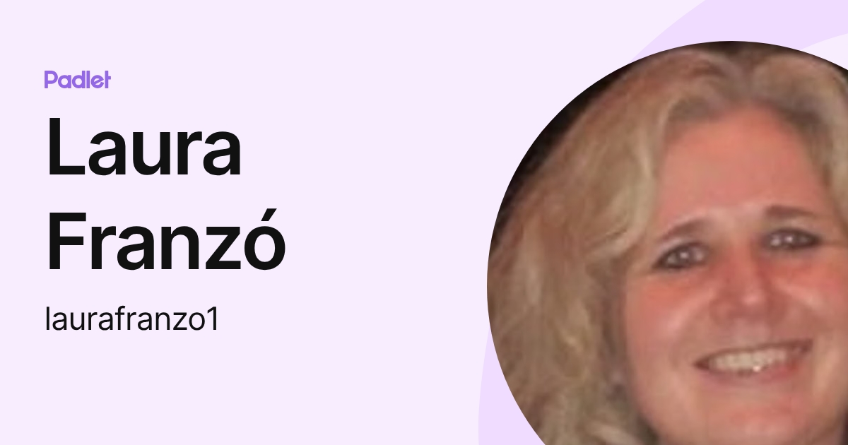 Laura Franzó (laurafranzo1) profile | Padlet