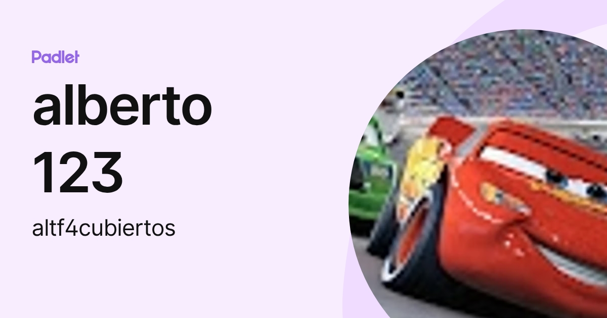 alberto 123 (altf4cubiertos) profile | Padlet