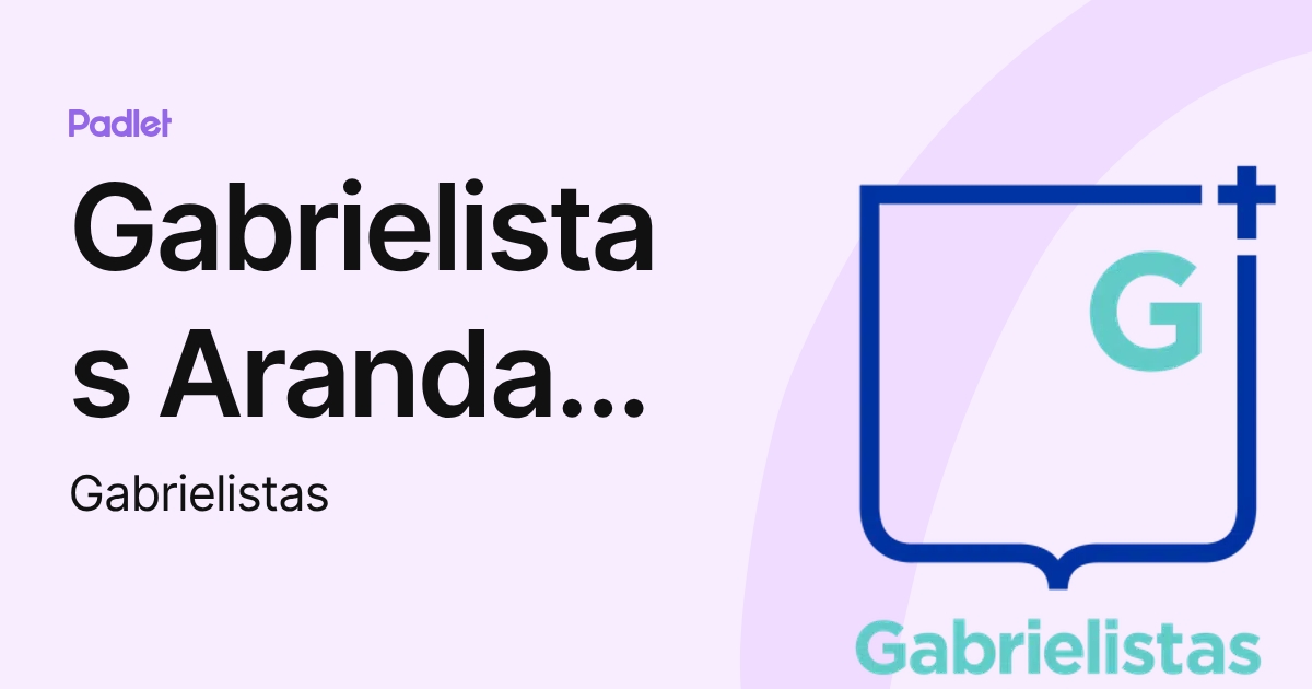 Gabrielistas Aranda de Duero (Gabrielistas) profile | Padlet