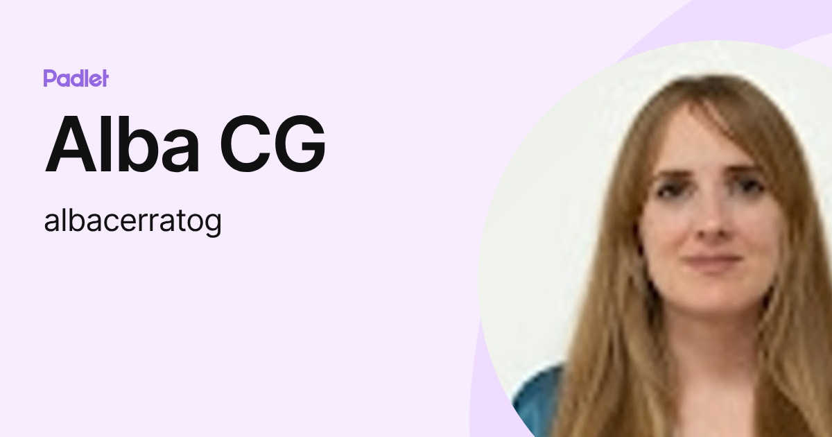 Alba CG (albacerratog) profile | Padlet