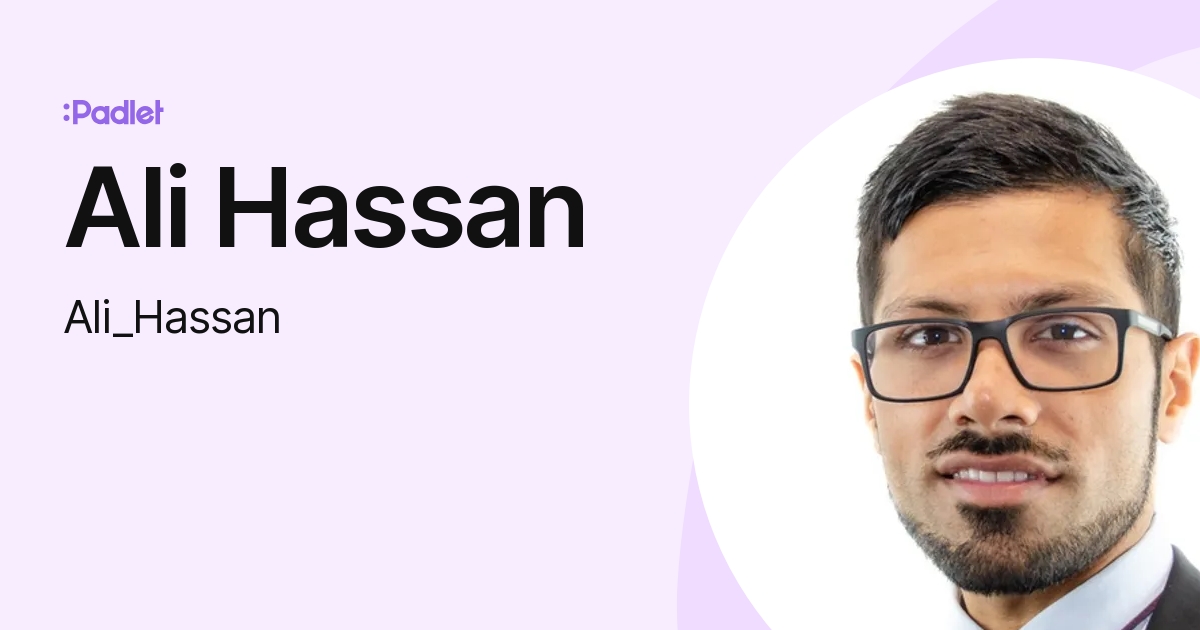 Ali Hassan (Ali_Hassan) profile | Padlet