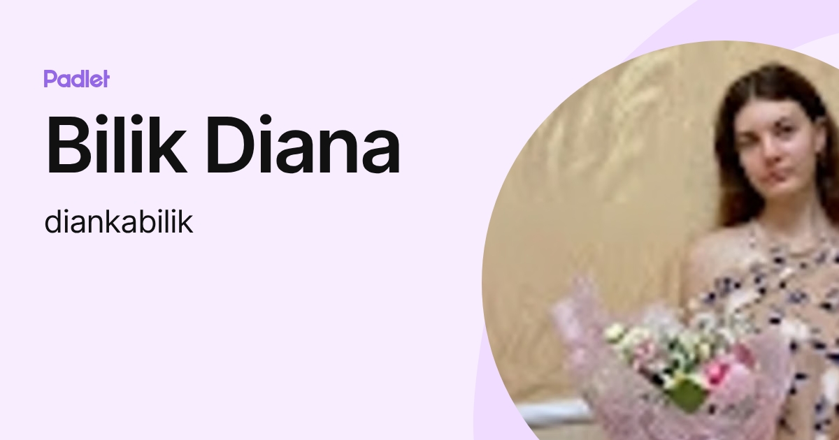 Bilik Diana (diankabilik) profile | Padlet