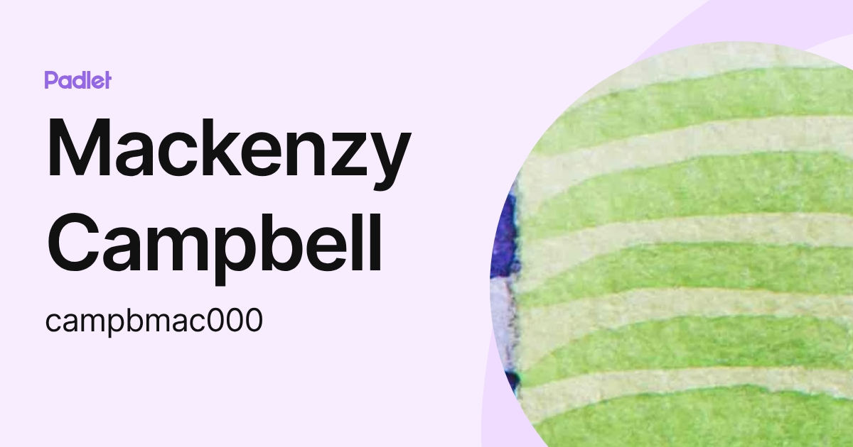 Mackenzy Campbell (campbmac000) profile | Padlet