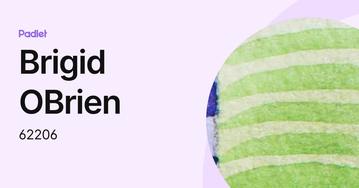 Brigid OBrien (62206) profile | Padlet