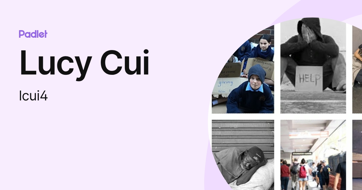 Lucy Cui (lcui2) profile | Padlet