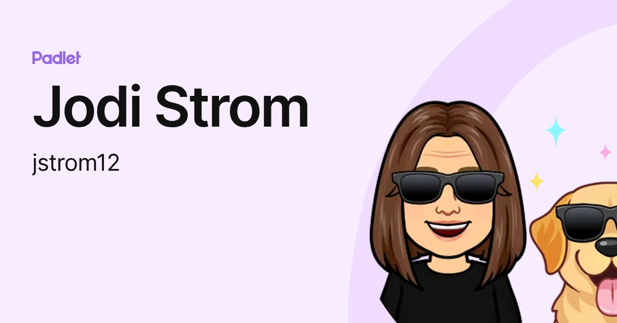 Jodi Strom (jstrom12) profile | Padlet