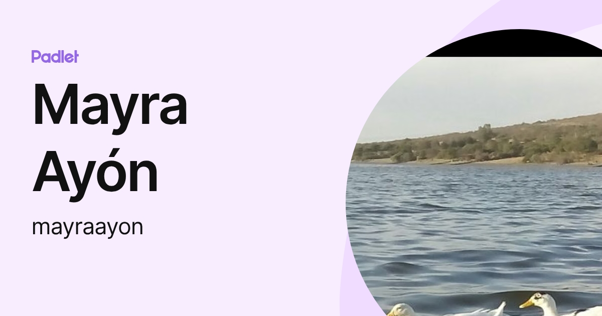 Mayra Ayón (mayraayon) profile | Padlet
