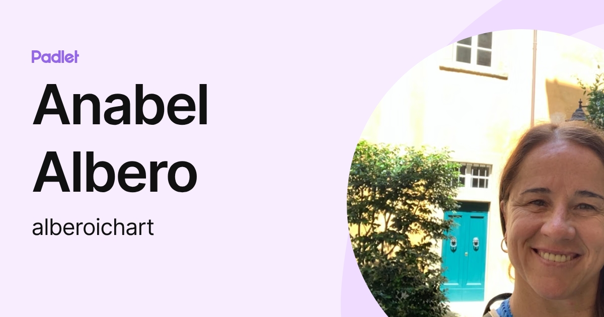 Anabel Albero (alberoichart) profile | Padlet