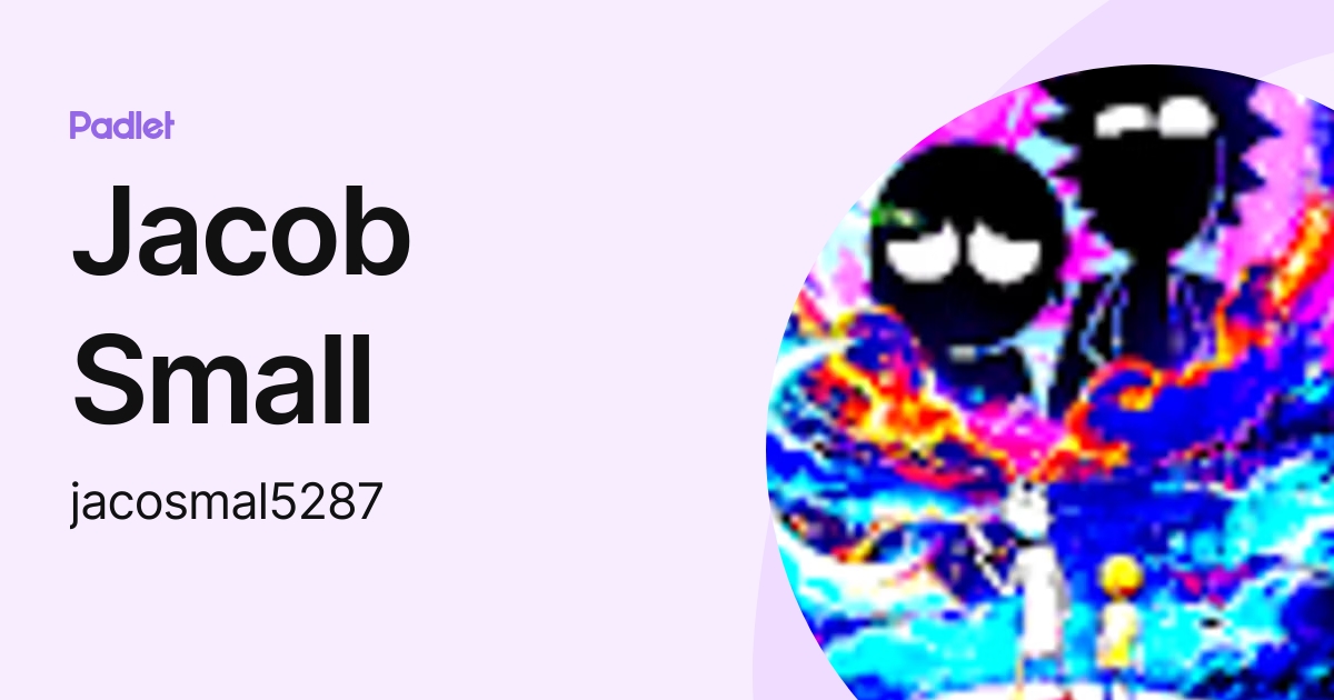 Jacob Small (jacosmal5287) profile | Padlet
