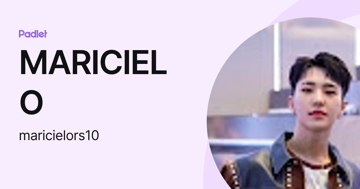 MARICIELO (maricielors10) profile | Padlet