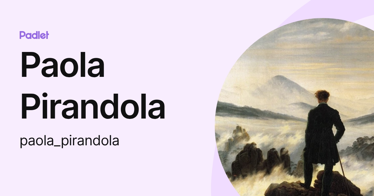 Paola Pirandola (paola_pirandola) profile | Padlet