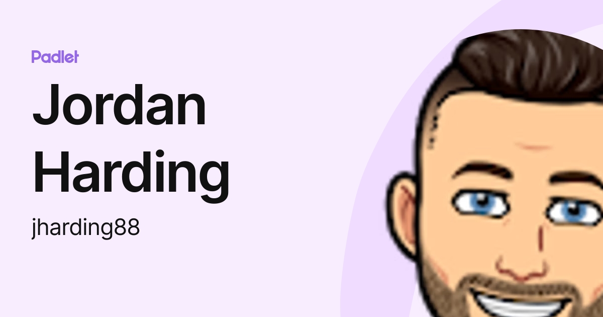 Jordan Harding (jharding88) profile | Padlet