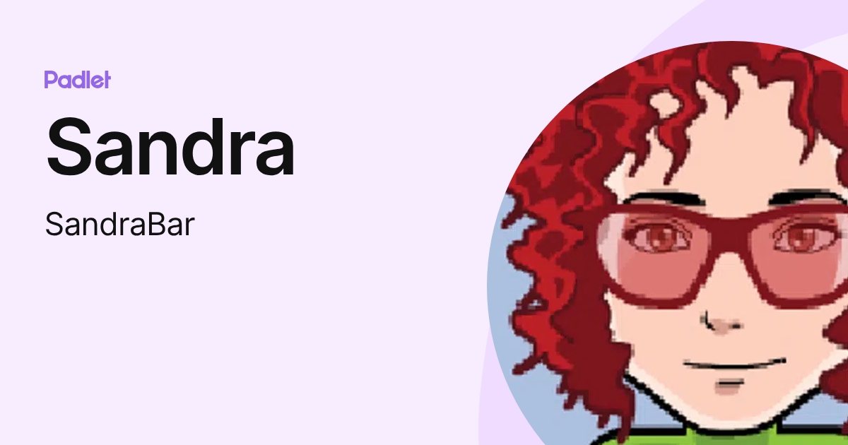Sandra (SandraBar) profile | Padlet