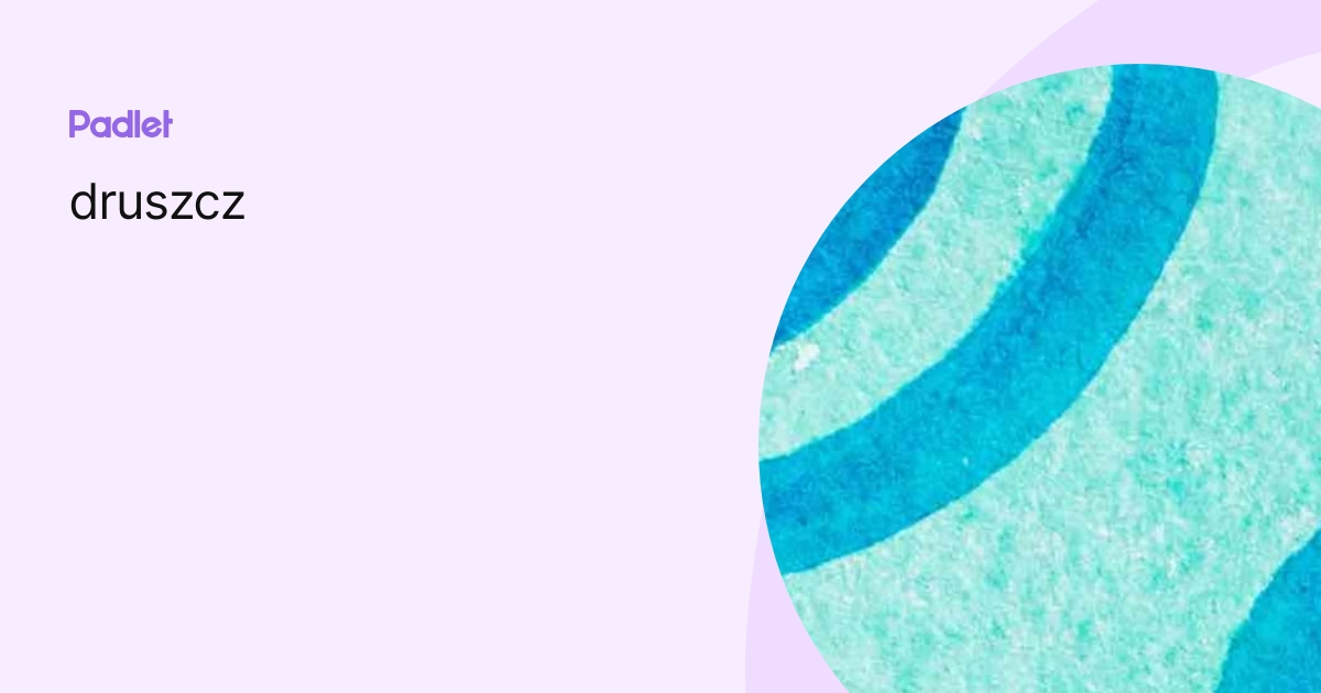 Druszcz Profile Padlet