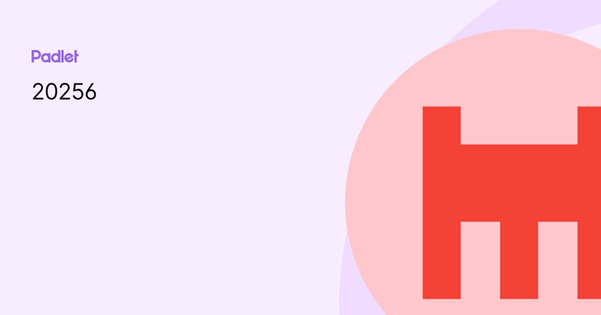 20256 profile | Padlet