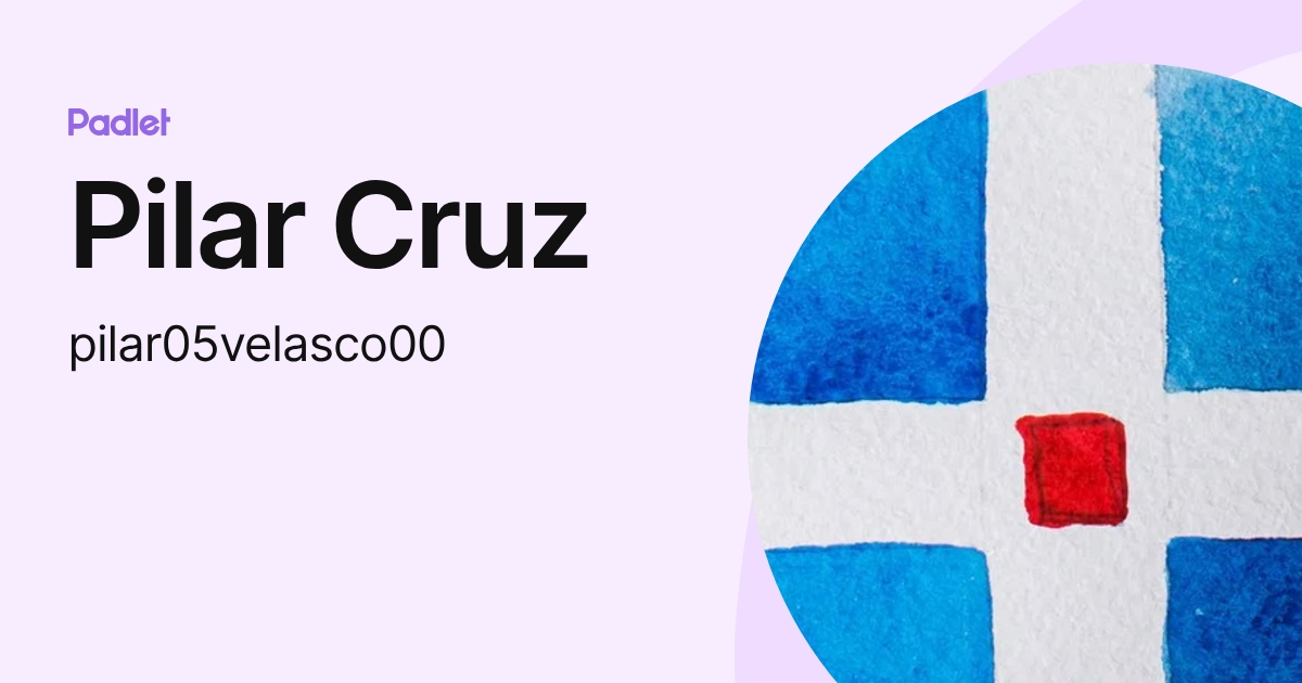 Pilar Cruz (pilar05velasco00) profile | Padlet