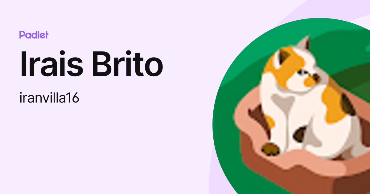 Irais Brito (iranvilla16) profile | Padlet