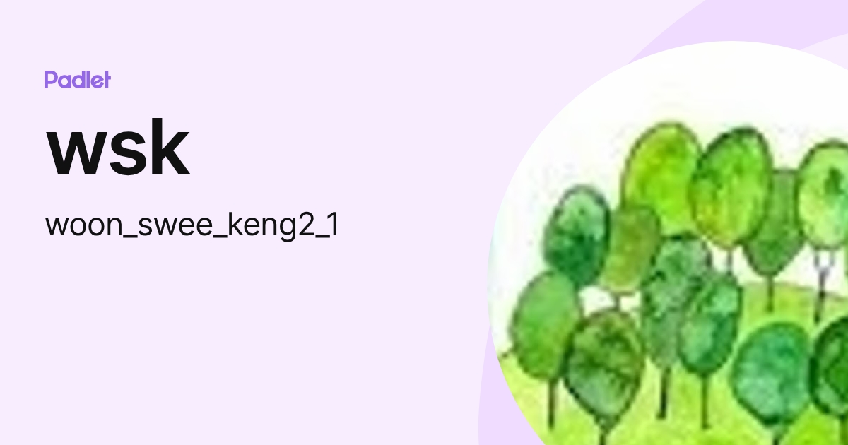 Mrs Wong (woon_swee_keng2_1) profile | Padlet