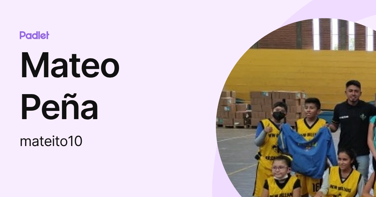 Mateo Peña (mateito10) profile | Padlet