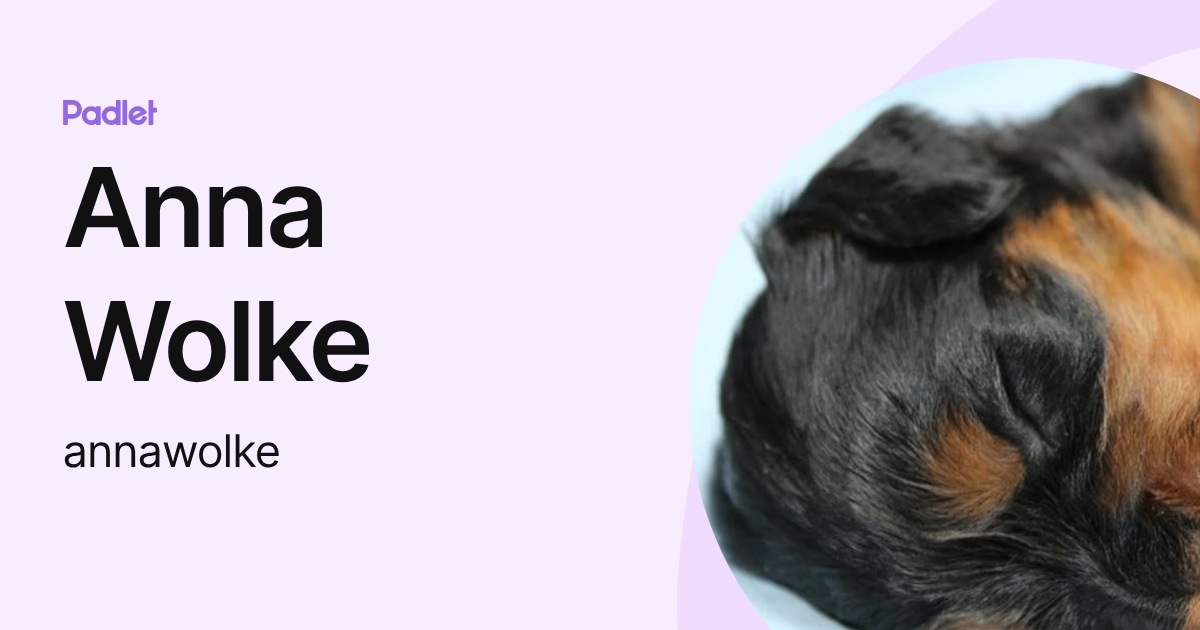 Anna Wolke (annawolke) profile | Padlet