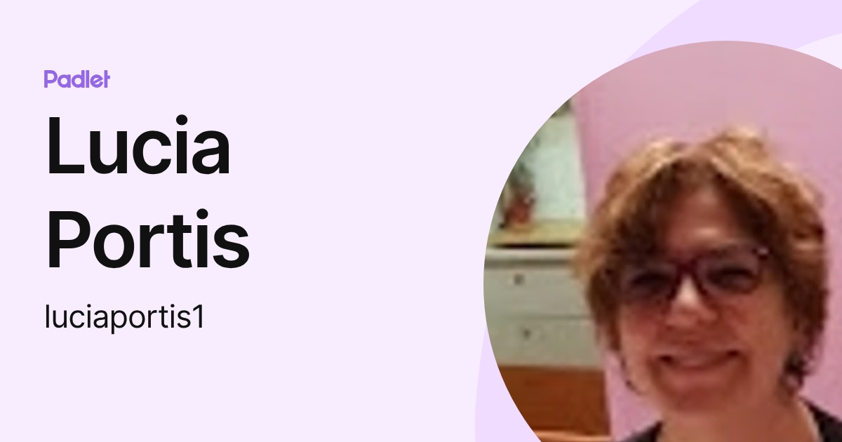 Lucia Portis (luciaportis1) profile | Padlet