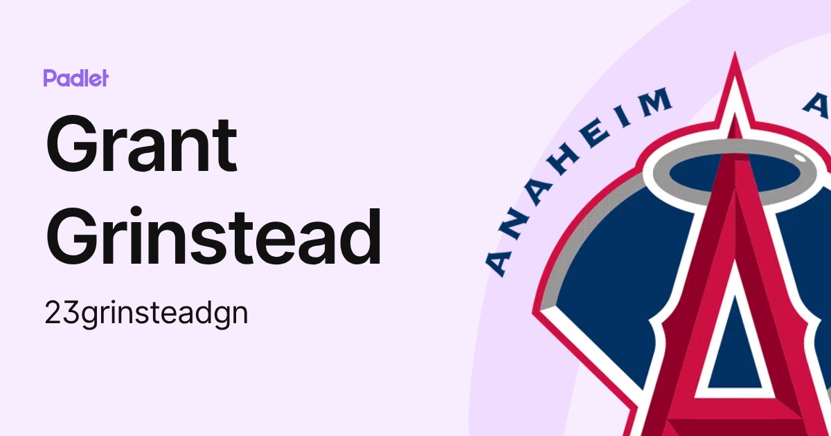 Grant Grinstead (23grinsteadgn) profile | Padlet