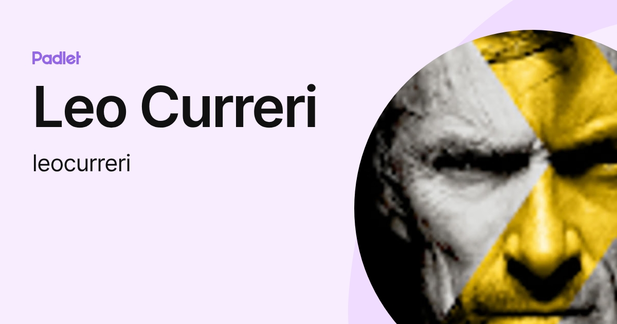 Leo Curreri (leocurreri) profile | Padlet