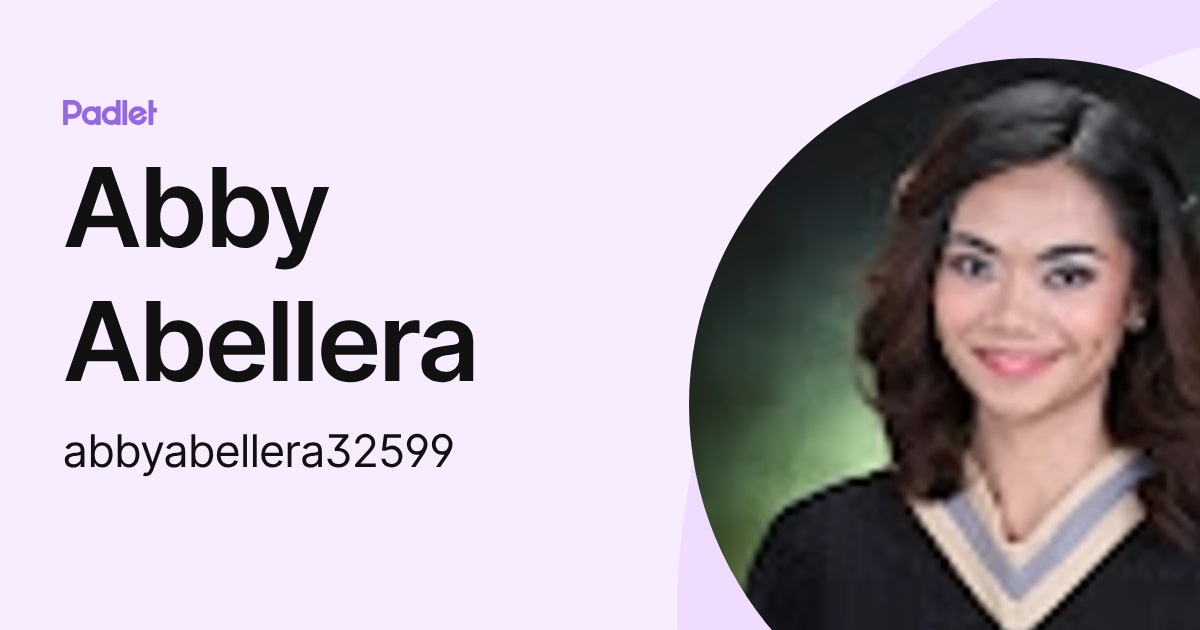 Abby Abellera (abbyabellera32599) profile | Padlet